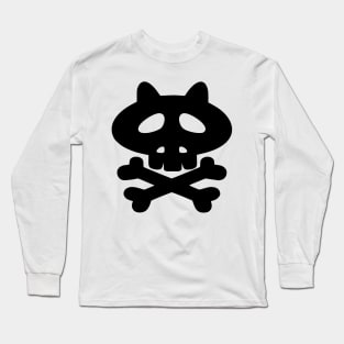 Gaki no Tsukai Batsu game Dokuro mark (black) Long Sleeve T-Shirt